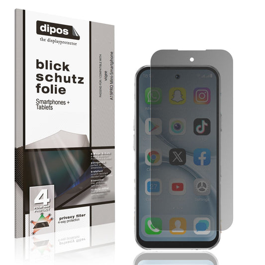 Blickschutzfolie für viqee A19PRO Mini-Smartphone  (1)