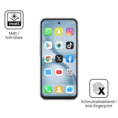 2x 9H Schutzfolie matt für viqee A19PRO Mini-Smart (5)