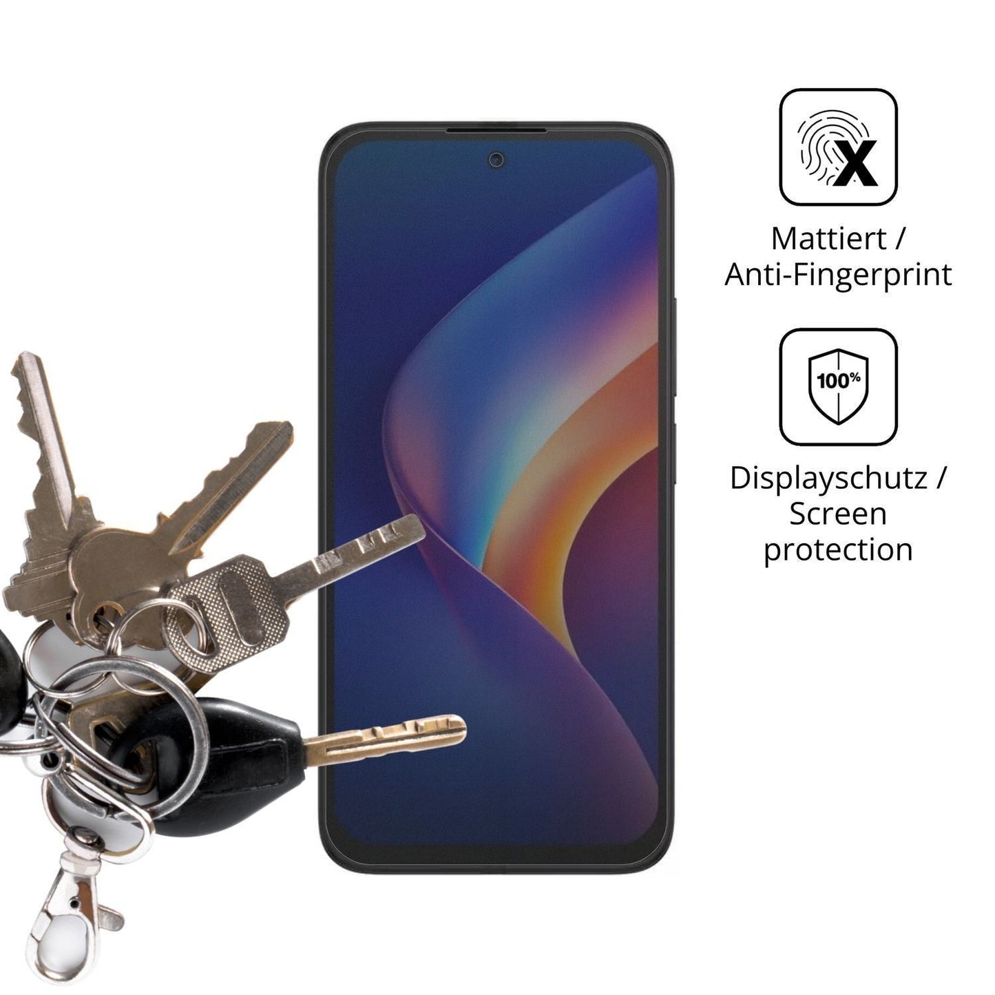 Blickschutzfolie für TCL K70 5G matt Schutzfolie P (3)