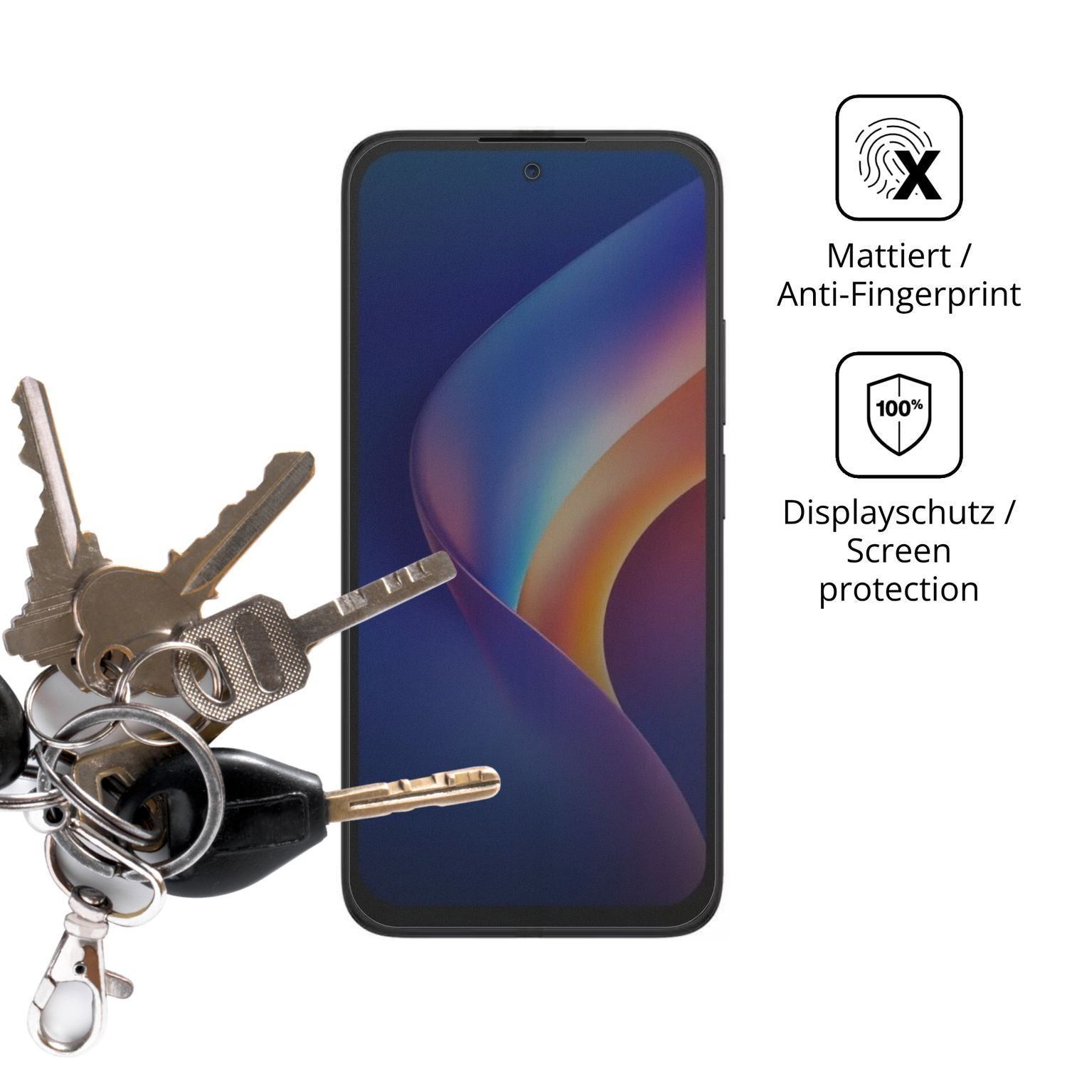 Blickschutzfolie für TCL K70 5G matt Schutzfolie P (3)