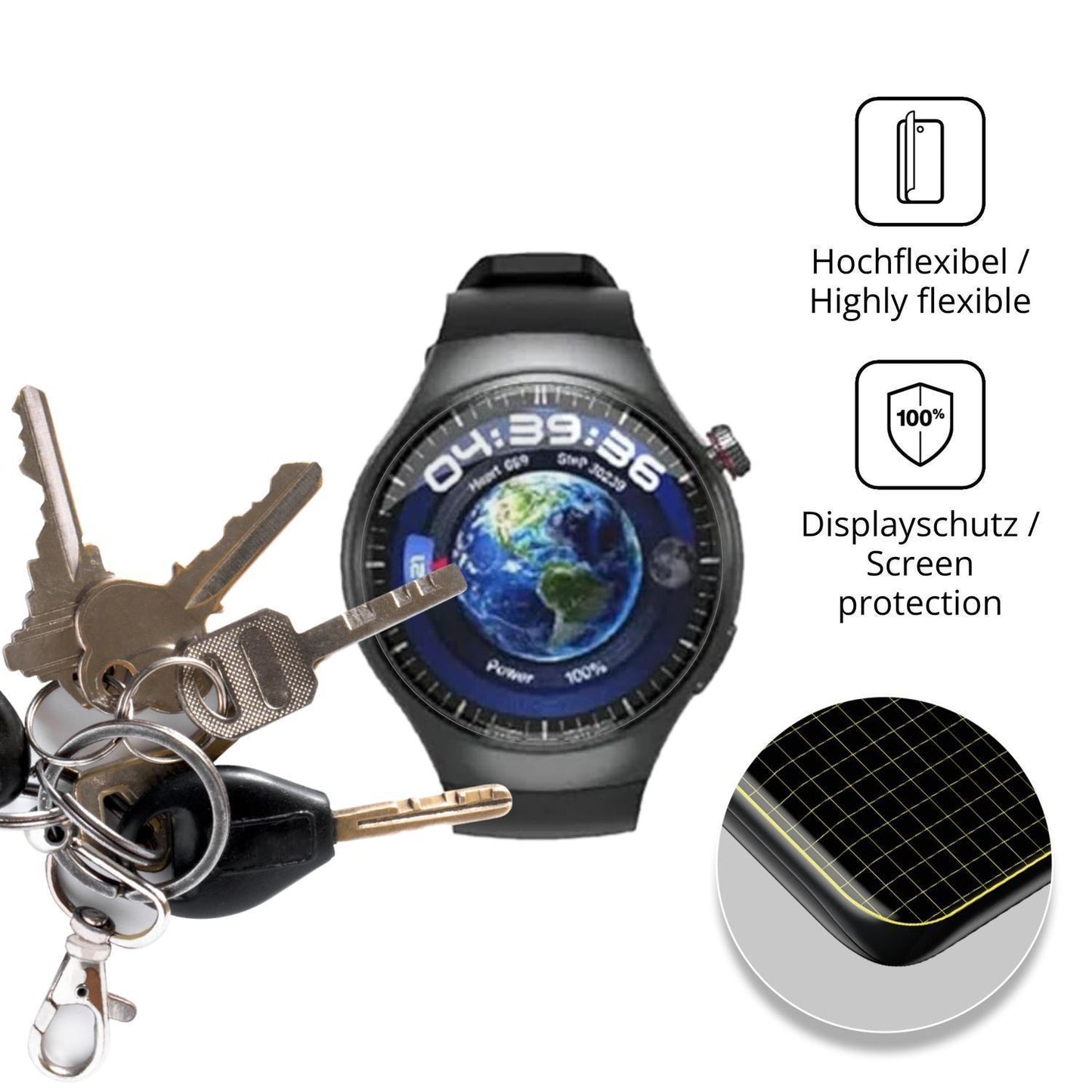 2x 3D Full Cover Schutzfolie für Greencho 4G-SW-00 (3)