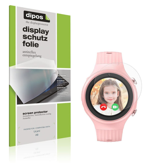 6x Schutzfolie matt für Ucani A8 Display-Schutzfol (1)