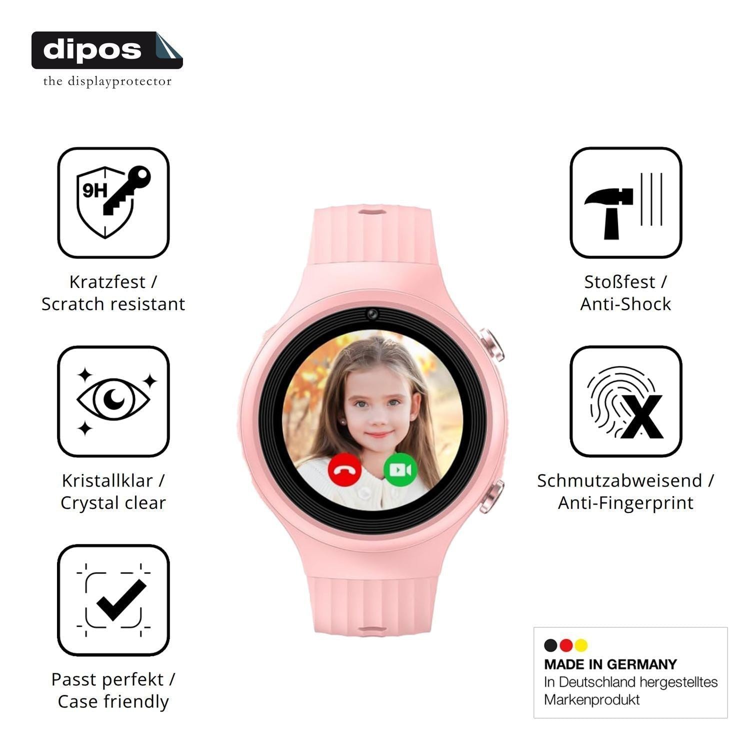 2x 9H Schutzfolie für Ucani A8 Panzerfolie (7)