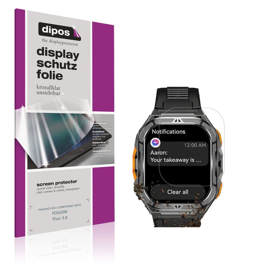 6x Schutzfolie klar für FOGOIN Thor 3.0 Display-Sc (1)