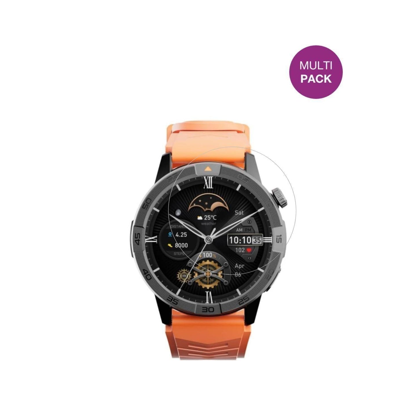 6x Schutzfolie klar für AGM Legion Black Pro Displ (2)