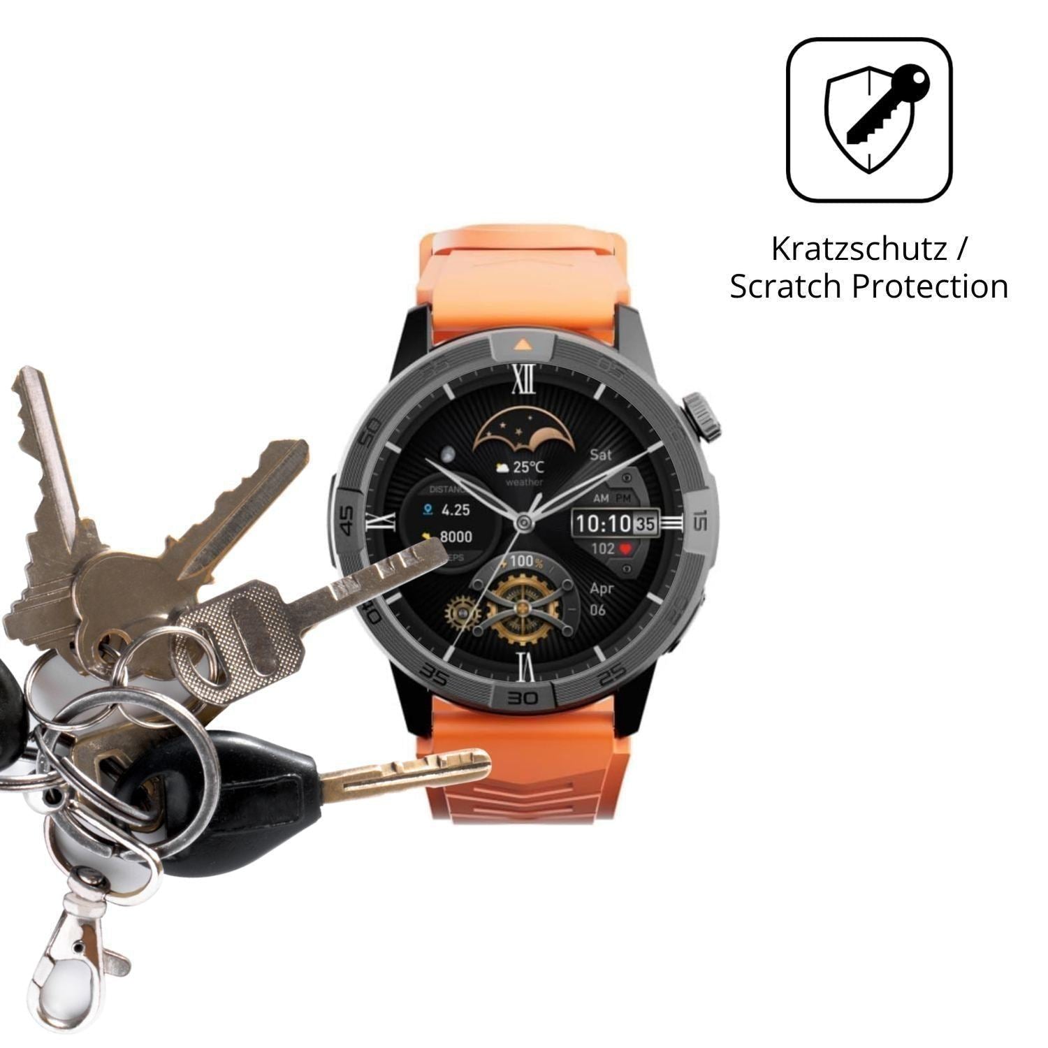 6x Schutzfolie klar für AGM Legion Black Pro Displ (4)