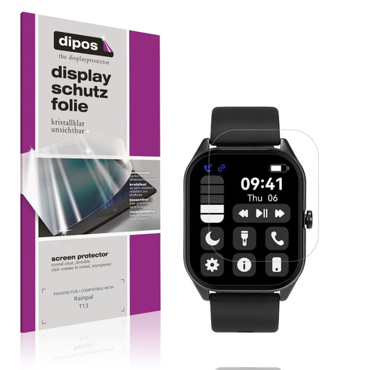 6x Schutzfolie klar für Rainpal T13 Display-Schutz (1)