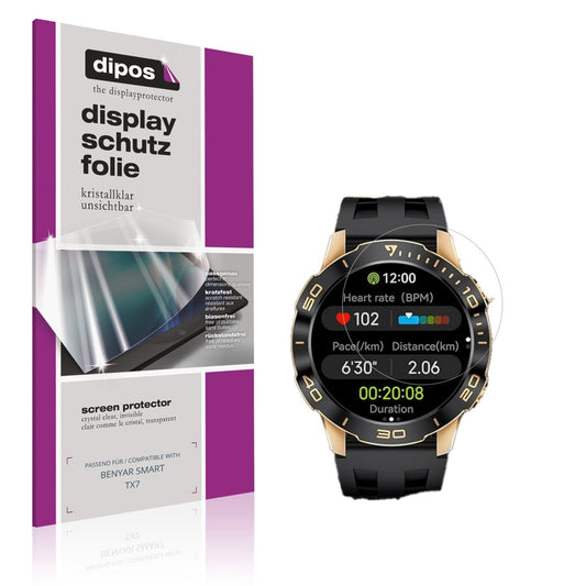 6x Schutzfolie klar für BENYAR SMART TX7 Display-S (1)