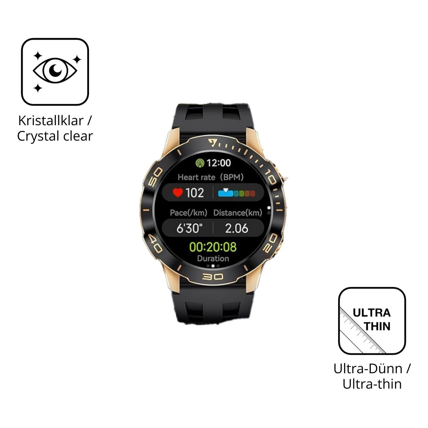 6x Schutzfolie klar für BENYAR SMART TX7 Display-S (5)