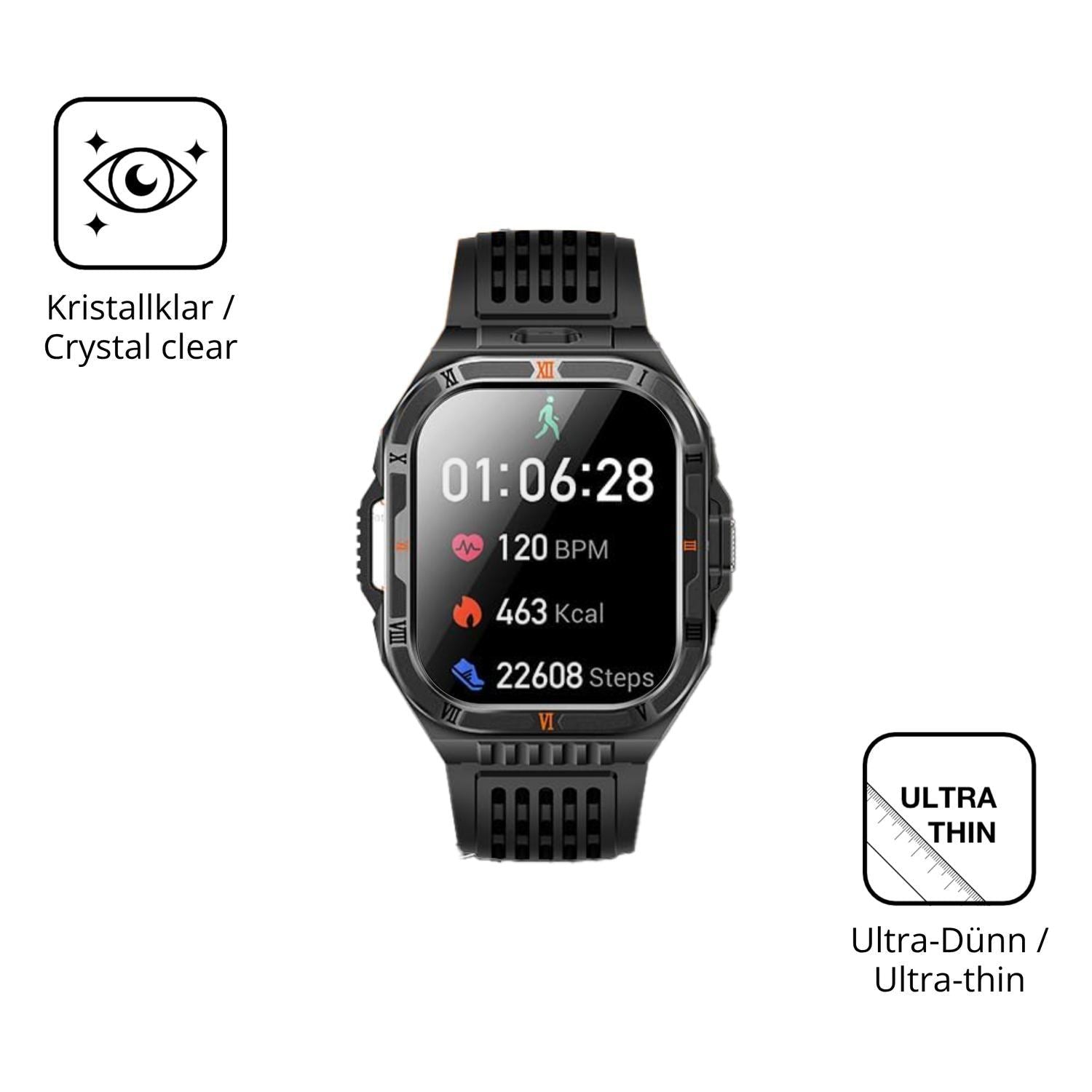 6x Schutzfolie klar für Lgnitek HT38 Display-Schut (5)