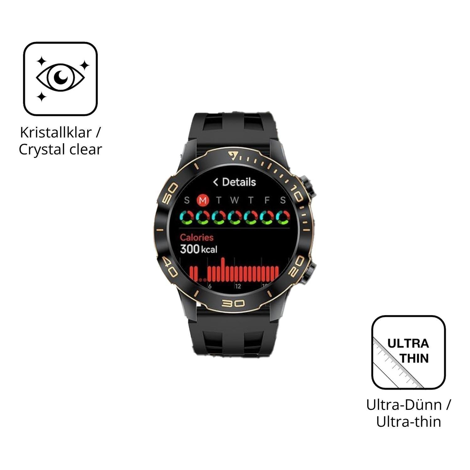 6x Schutzfolie klar für SUNKTA TX7 Display-Schutzf (5)
