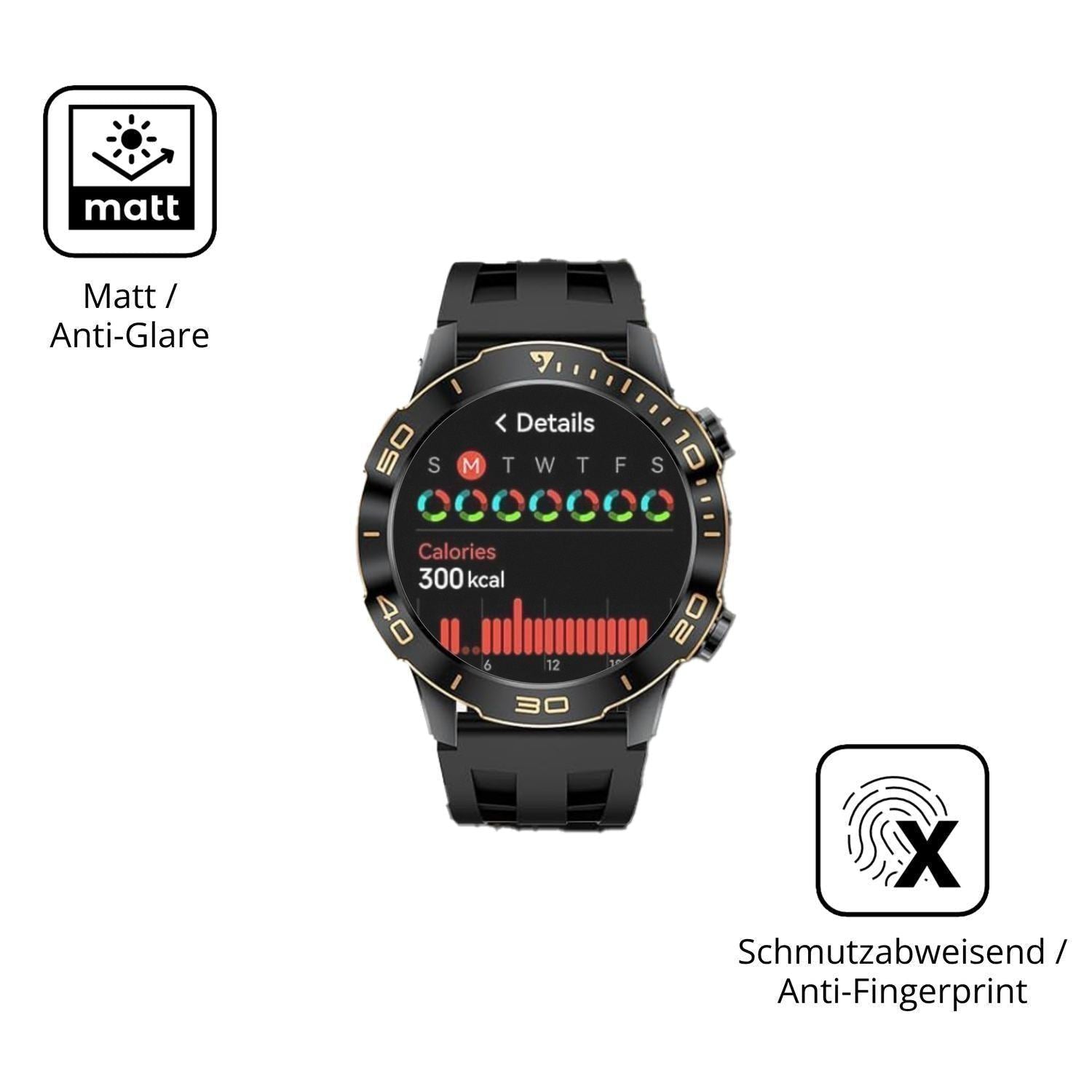 6x Schutzfolie matt für SUNKTA TX7 Display-Schutzf (5)
