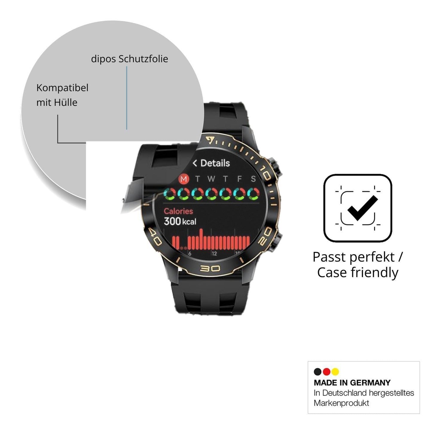 6x Schutzfolie matt für SUNKTA TX7 Display-Schutzf (6)