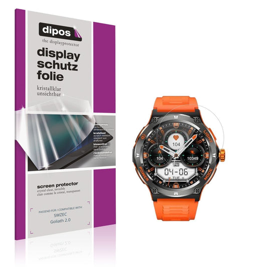 6x Schutzfolie klar für SWZEC Goliath 2.0 Display- (1)