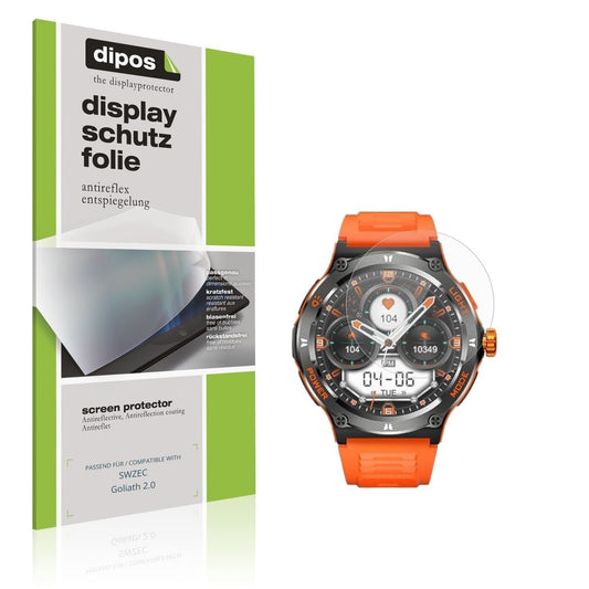 6x Schutzfolie matt für SWZEC Goliath 2.0 Display- (1)