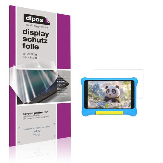 2x Schutzfolie klar für Vekoy TK707 Display-Schutz (1)