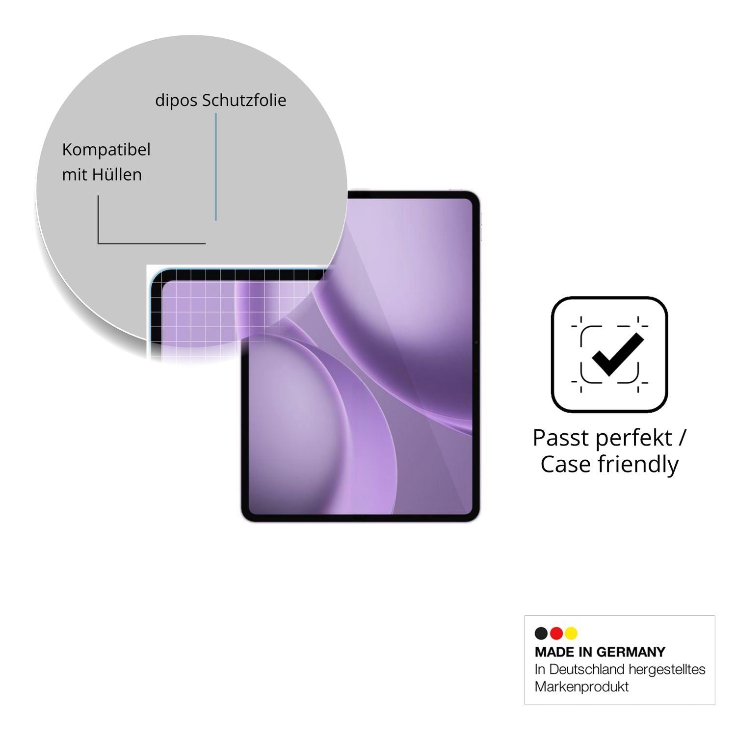 2x Schutzfolie klar für Oppo Pad 5 Pro Display-Sch (6)