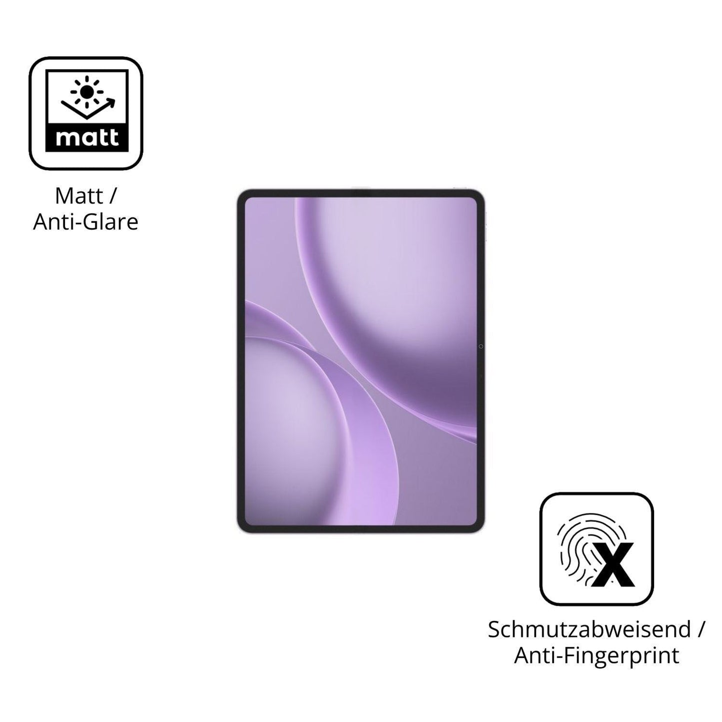 2x Schutzfolie matt für Oppo Pad 5 Pro Display-Sch (5)