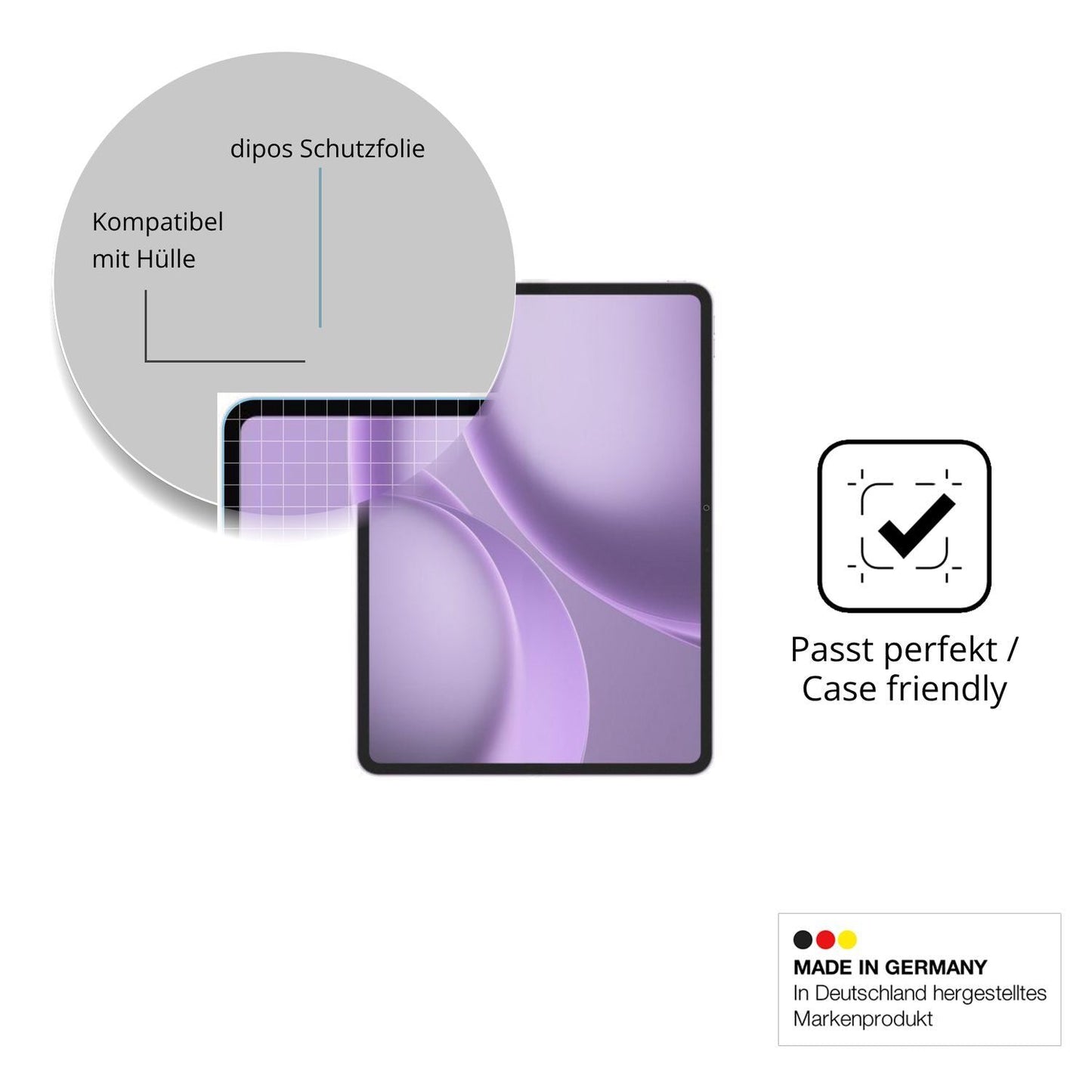 2x Schutzfolie matt für Oppo Pad 5 Pro Display-Sch (6)