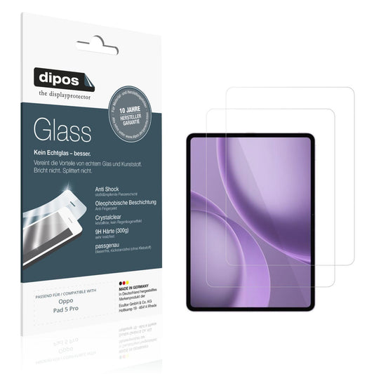 2x 9H Schutzfolie für Oppo Pad 5 Pro Panzerfolie (1)