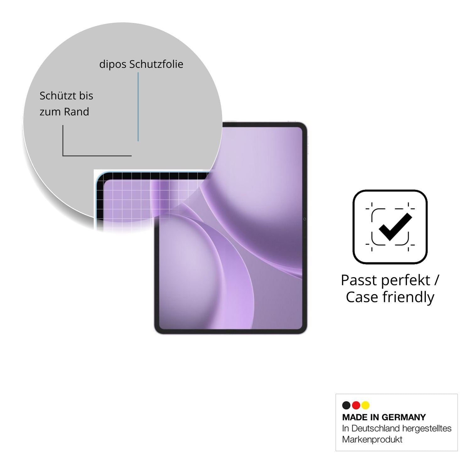 2x 9H Schutzfolie matt für Oppo Pad 5 Pro Panzerfo (6)