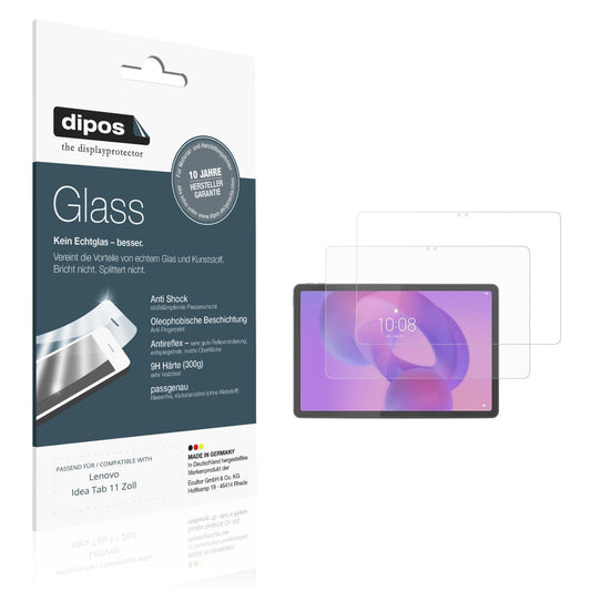 2x 9H Schutzfolie matt für Lenovo Idea Tab 11 Zoll (1)