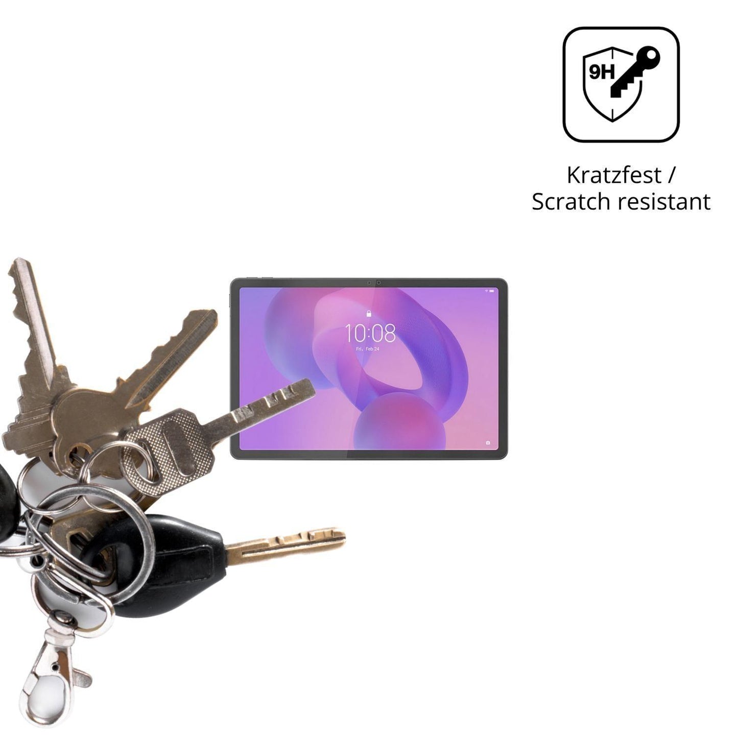 2x 9H Schutzfolie matt für Lenovo Idea Tab 11 Zoll (3)