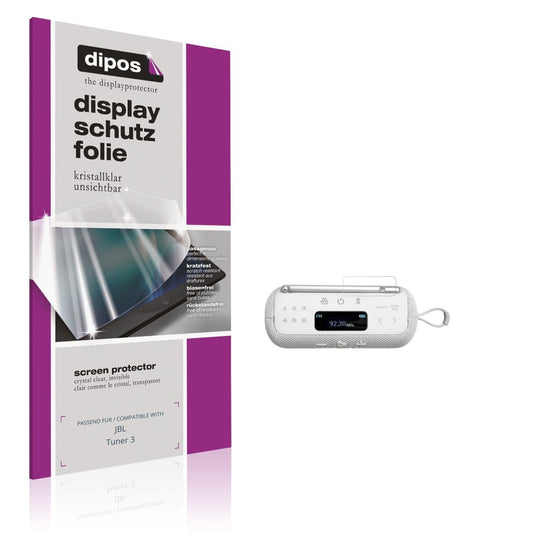 2x Schutzfolie klar für JBL Tuner 3 Display-Schutz (1)