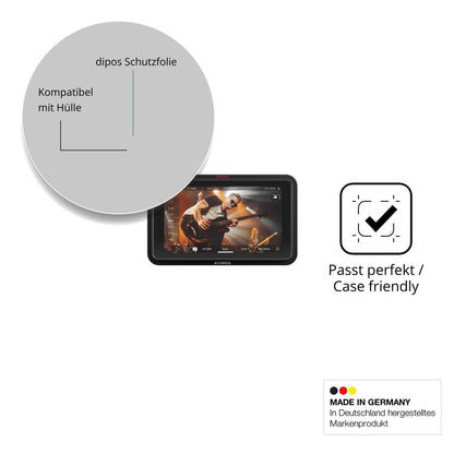4x Schutzfolie matt für Atomos Ninja RAW 5 Zoll Di (6)