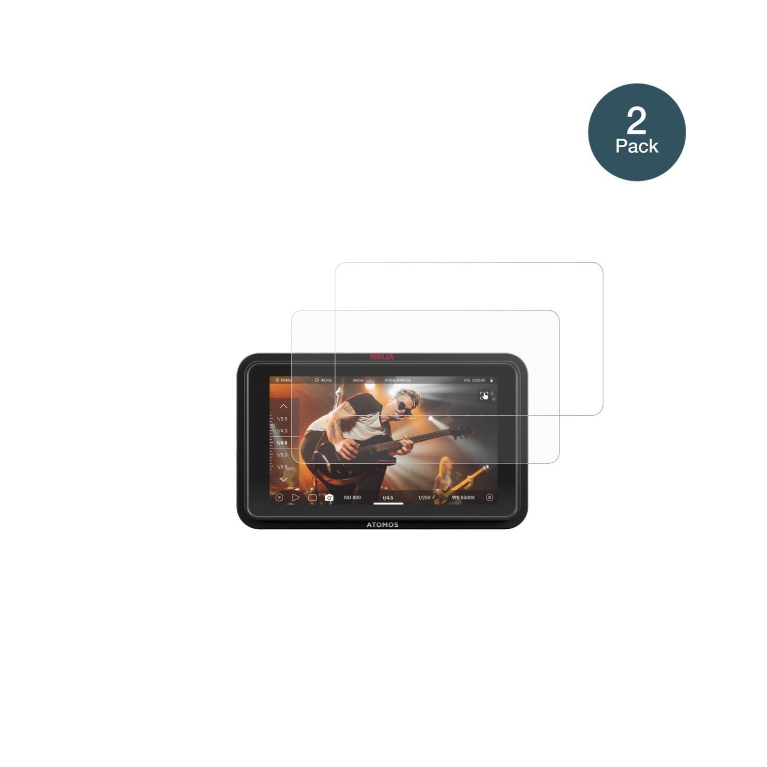 2x 9H Schutzfolie matt für Atomos Ninja RAW 5 Zoll (2)