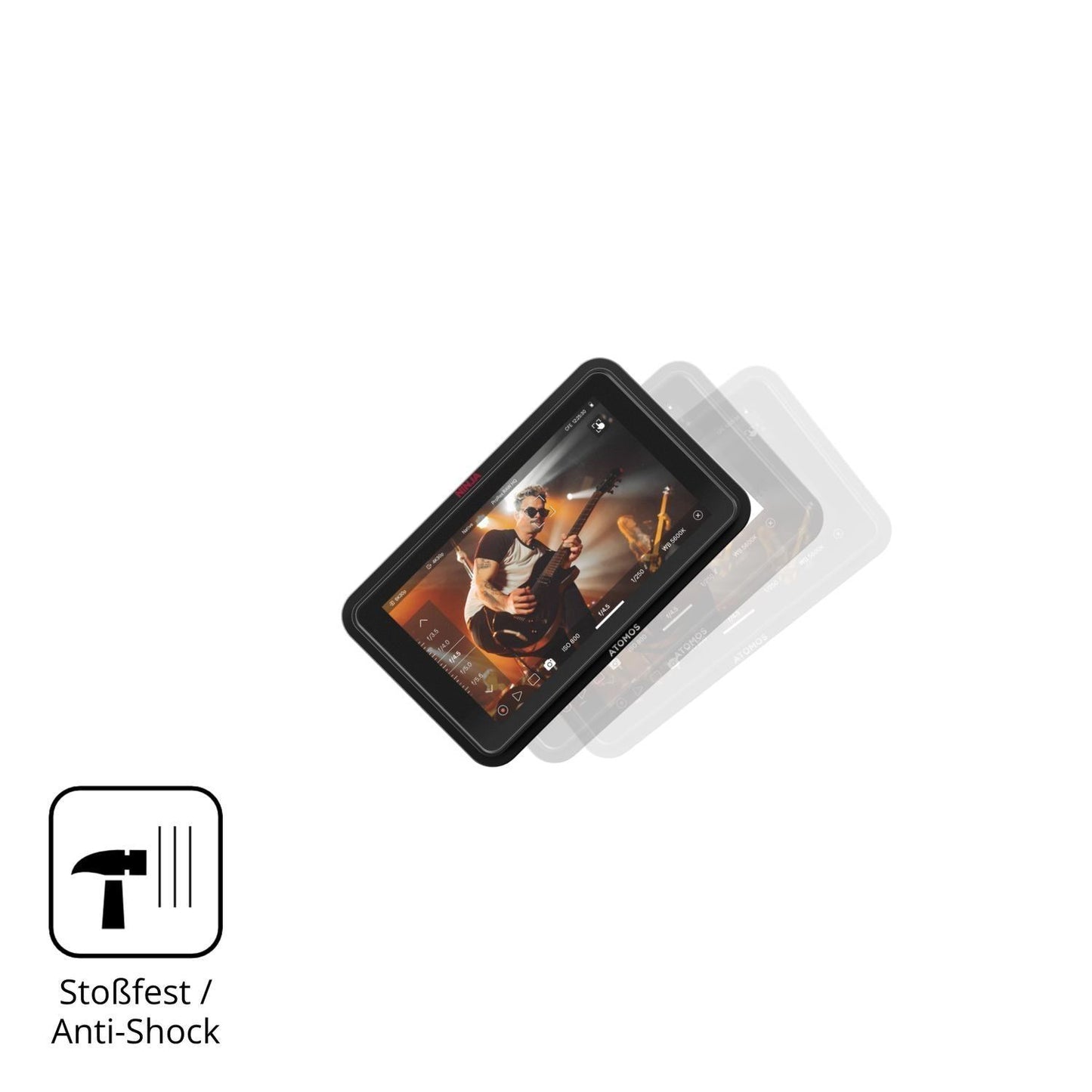 2x 9H Schutzfolie matt für Atomos Ninja RAW 5 Zoll (4)
