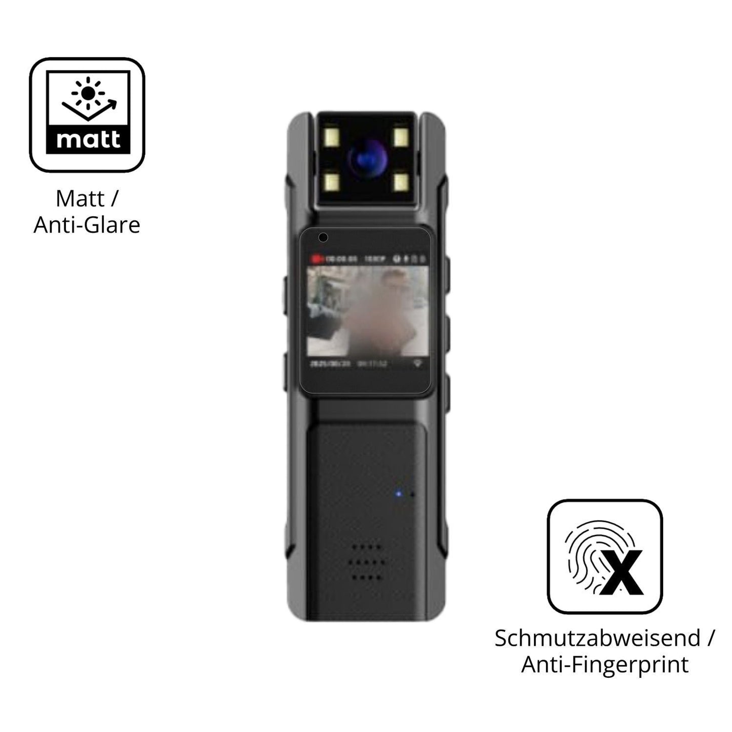 4x Schutzfolie matt für ARMYJY P1 WiFi Display-Sch (5)