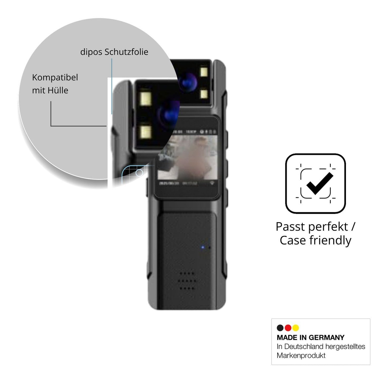 4x Schutzfolie matt für ARMYJY P1 WiFi Display-Sch (6)