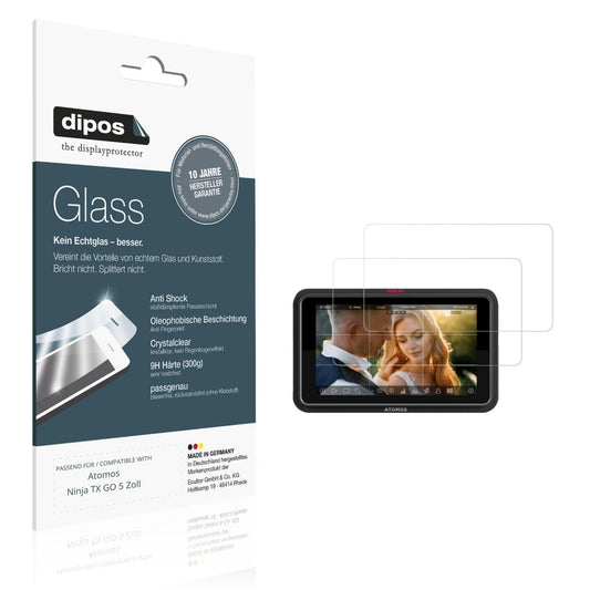 2x 9H Schutzfolie für Atomos Ninja TX GO 5 Zoll Pa (1)