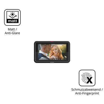 2x 9H Schutzfolie matt für Atomos Ninja TX GO 5 Zo (5)
