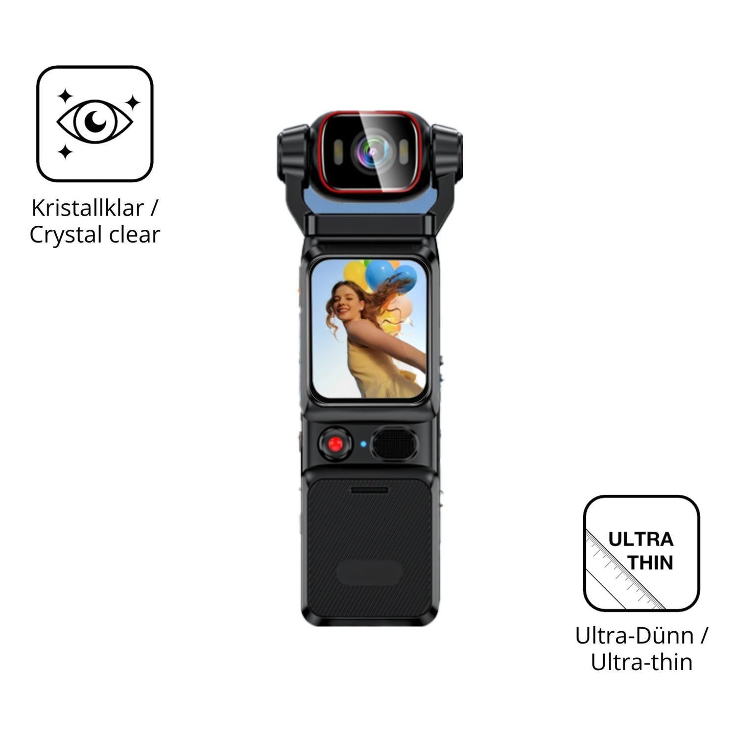 4x Schutzfolie klar für YCCNIU YC18 Display-Schutz (5)
