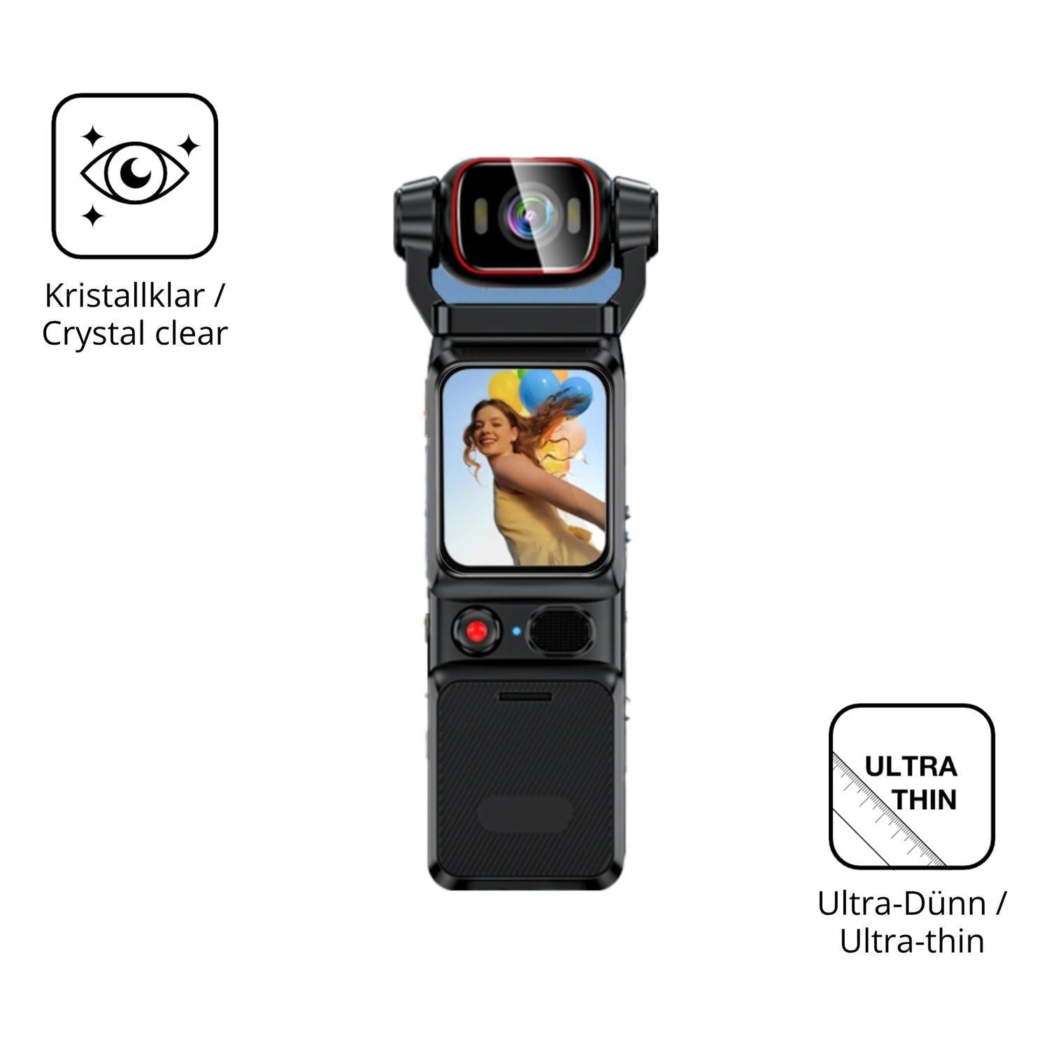 4x Schutzfolie klar für YCCNIU YC18 Display-Schutz (5)