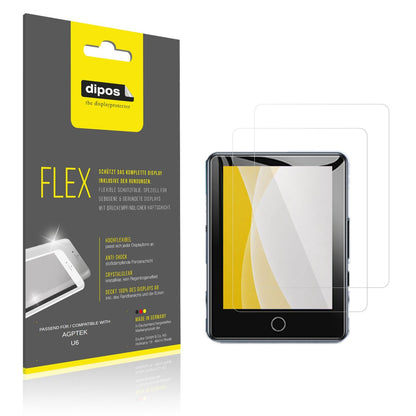 2x 3D Full Cover Schutzfolie für AGPTEK U6 (1)