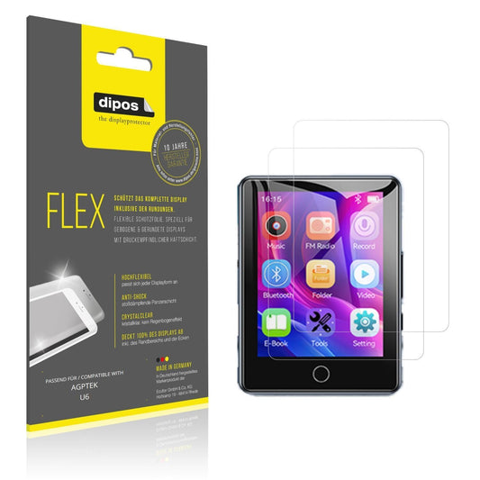 2x 3D Full Cover Schutzfolie für AGPTEK U6 (1)