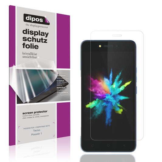 4x Schutzfolie klar für Tecno Pouvoir 1 Display-Sc (1)