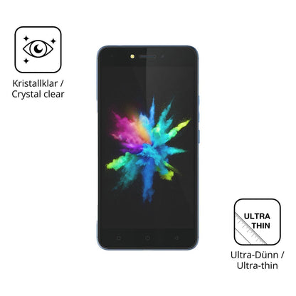 4x Schutzfolie klar für Tecno Pouvoir 1 Display-Sc (5)