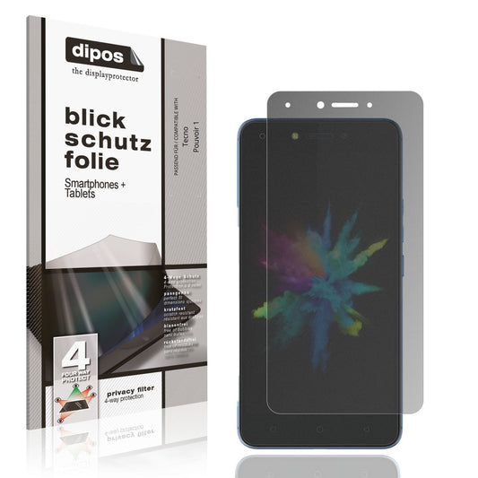 Blickschutzfolie für Tecno Pouvoir 1 matt Schutzfo (1)