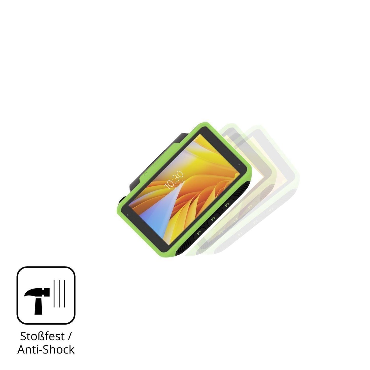 2x 9H Schutzfolie matt für Zebra WT6400 Panzerfoli (4)