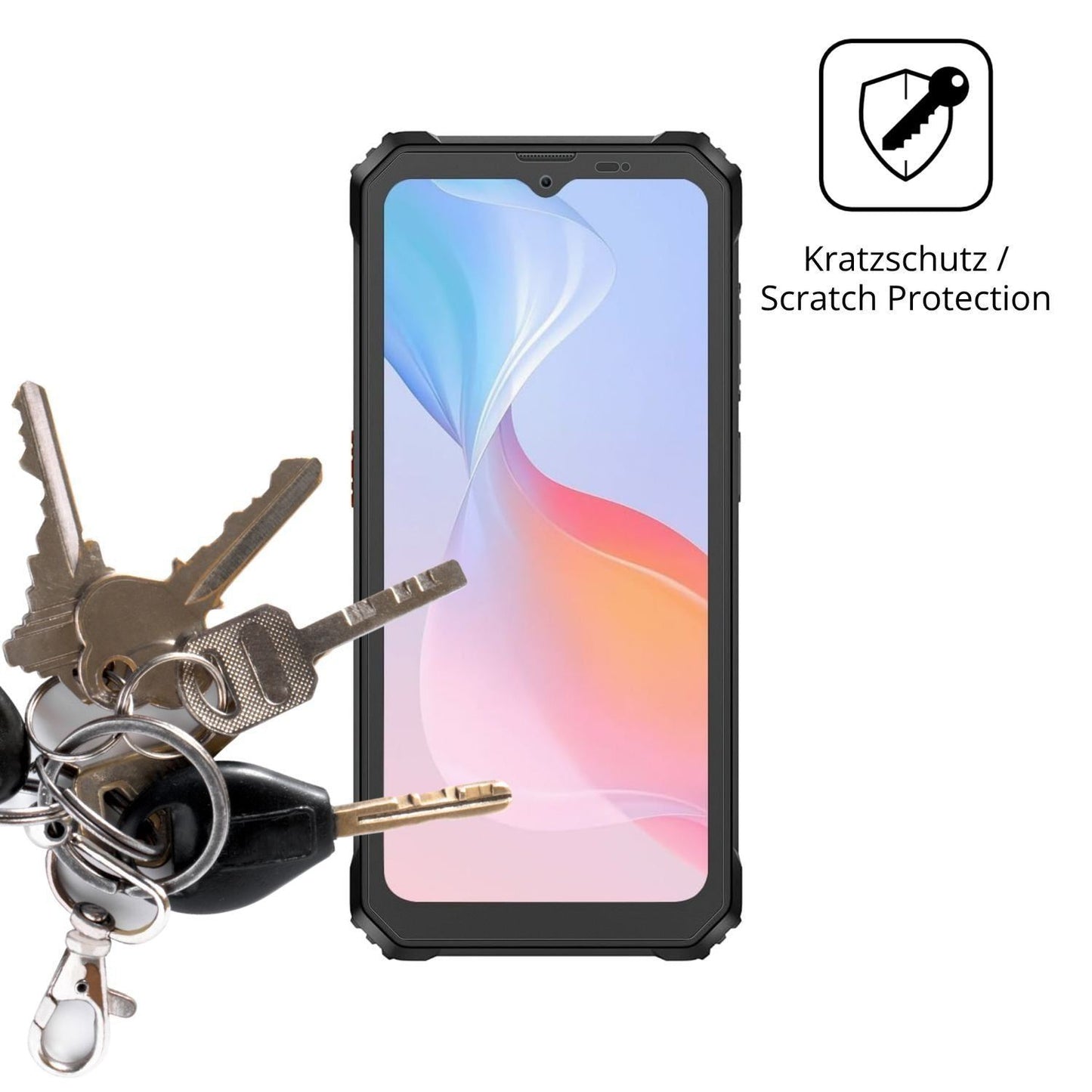 4x Schutzfolie matt für Blackview BV6200 Pro Displ (4)
