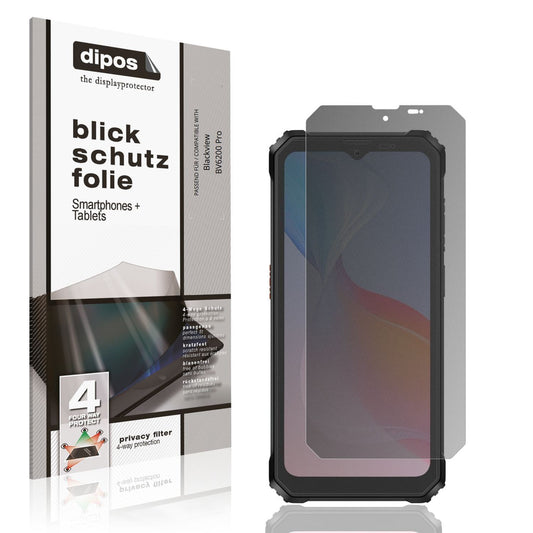 Blickschutzfolie für Blackview BV6200 Pro matt Sch (1)