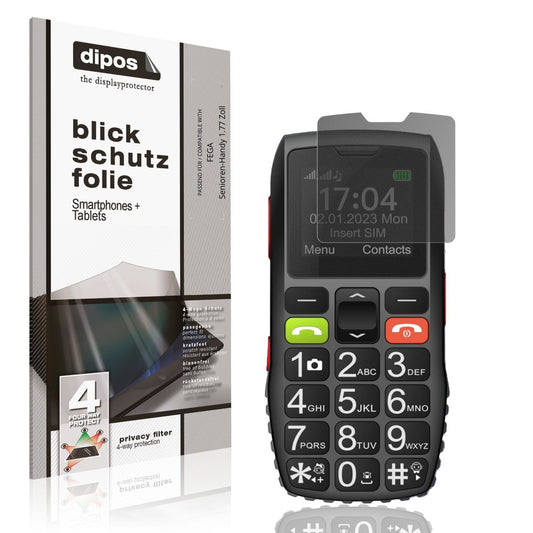 Blickschutzfolie für FEGA Senioren-Handy 1.77 Zoll (1)