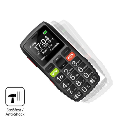 2x 9H Schutzfolie für FEGA Senioren-Handy 1.77 Zol (4)