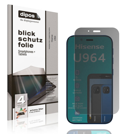 Blickschutzfolie für Hisense U964 matt Schutzfolie (1)