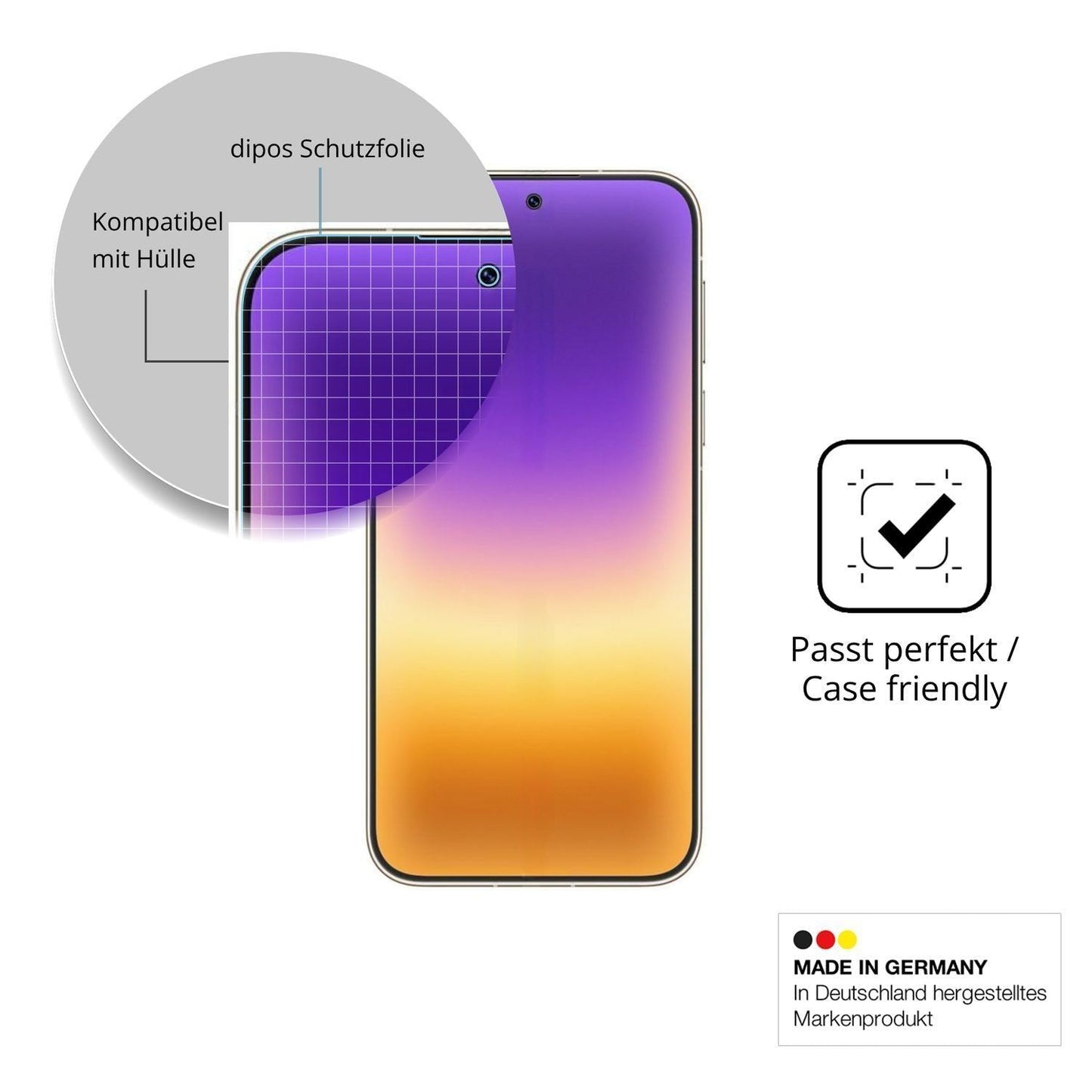 4x Schutzfolie matt für Huawei Pura 90 Pro Max Dis (6)