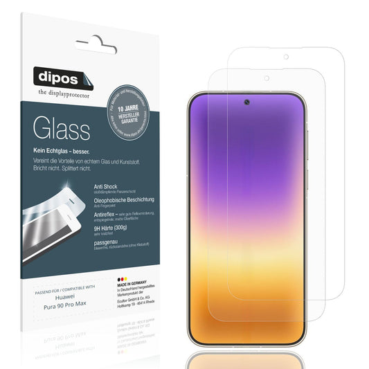 2x 9H Schutzfolie matt für Huawei Pura 90 Pro Max  (1)